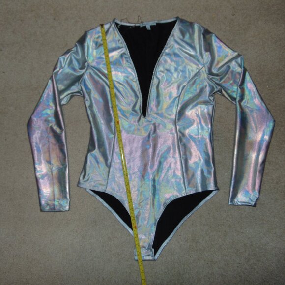 Charlotte Russe Long Sleeve Bodysuit M - Picture 5 of 6